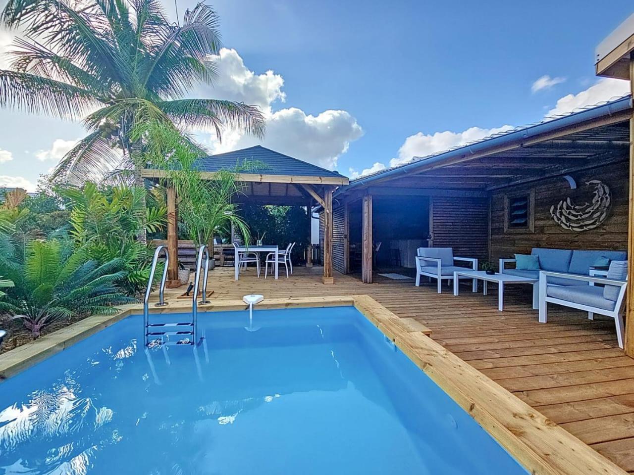 Villa L'Anjou Creole A Sainte Anne En Guadeloupe Avec Piscine Privee Et 2 Chambres Pour 4 Personnes Экстерьер фото
